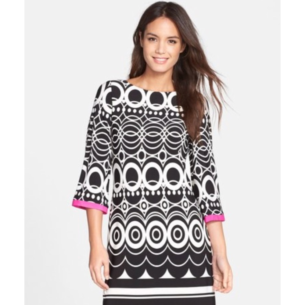 Eliza J Geometric Luxe Dress